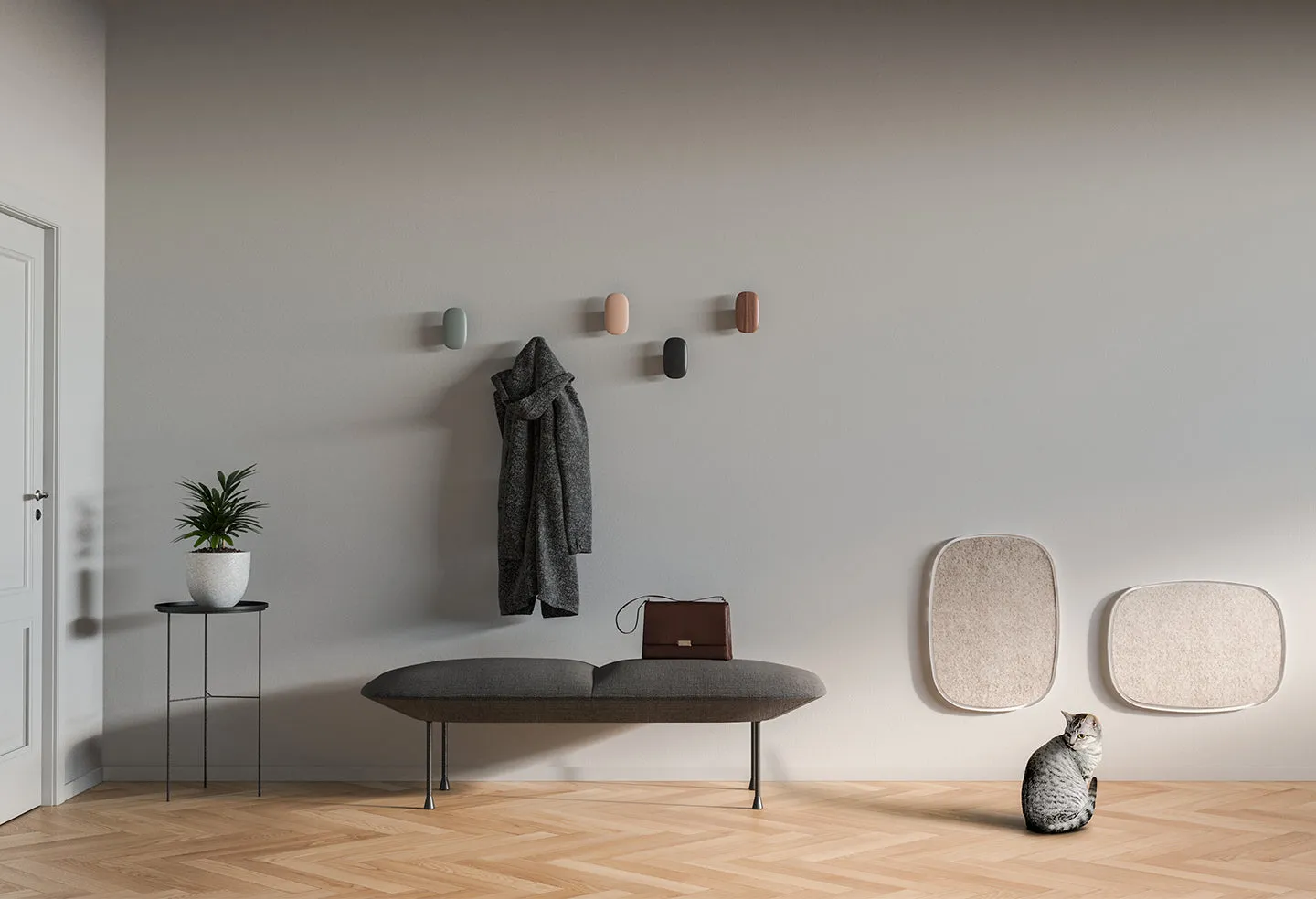 Panello Cat Scratch for Wall Available in 2 Styles