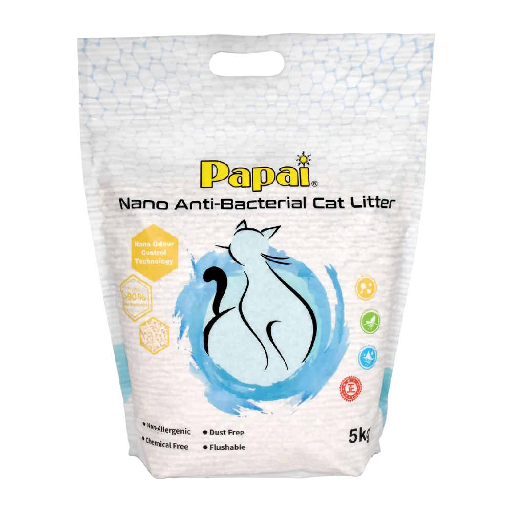 Papai Cat Litter Nano Anti-Bacterial 5kg