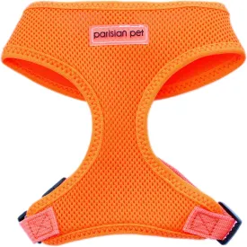 Parisian Pet Orange Dog Harness - AdjustableDog Vest Harness - Soft Padded, No Pull Dog Harness Medium-Sized Dog - Cooling Dog Harness for Walking, Running, and Hiking - M