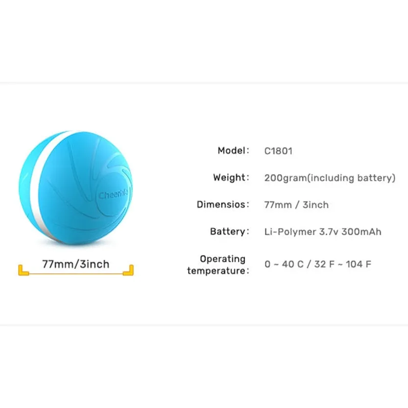 Pat and Pet Emporium | Pet Toys | LED Pet Ball