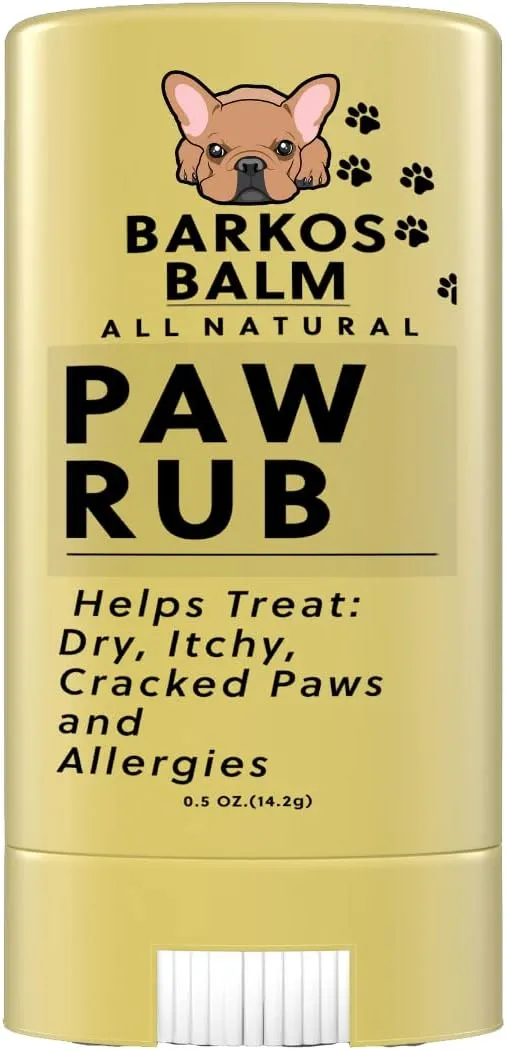 Paw Balm | All Natural Paw Balm for Pets | Soothes and Treats Dry, Itchy, Cracked Paw, and Allergies | Healing, Rehydrating and Moisturizing Paw Pads