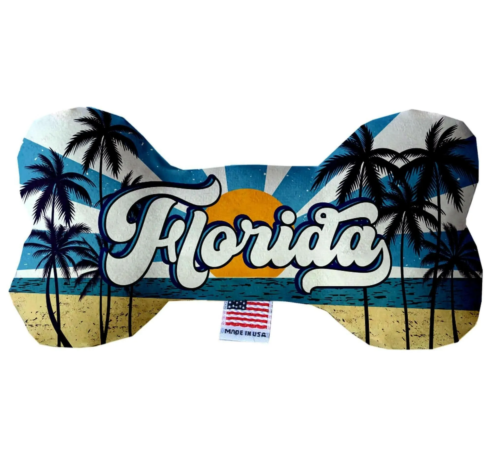 Pet & Dog Plush Bone Toys, "Florida State Options" (Available in
