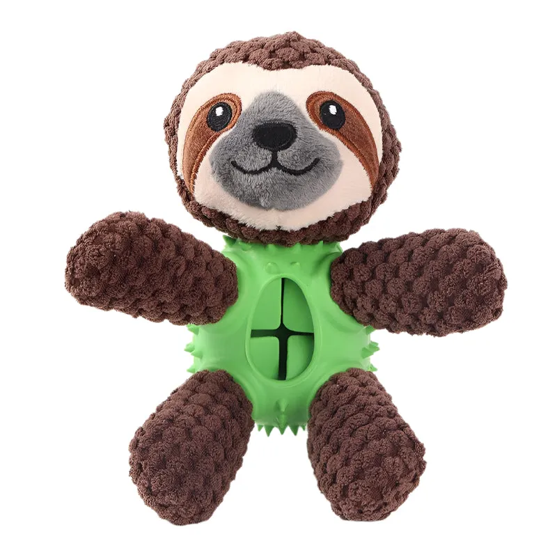 Pet Dog Sloth Unicorn Plush Chew Toys