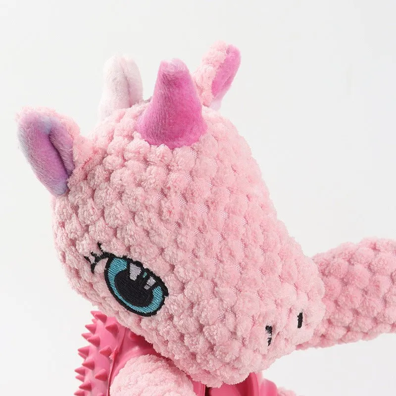 Pet Dog Sloth Unicorn Plush Chew Toys