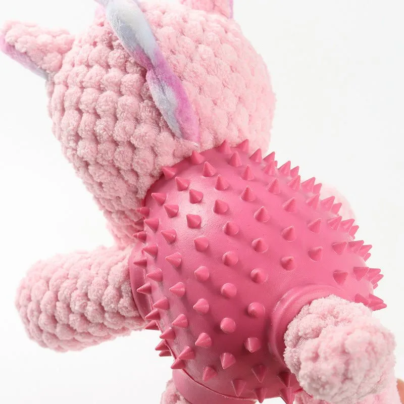 Pet Dog Sloth Unicorn Plush Chew Toys
