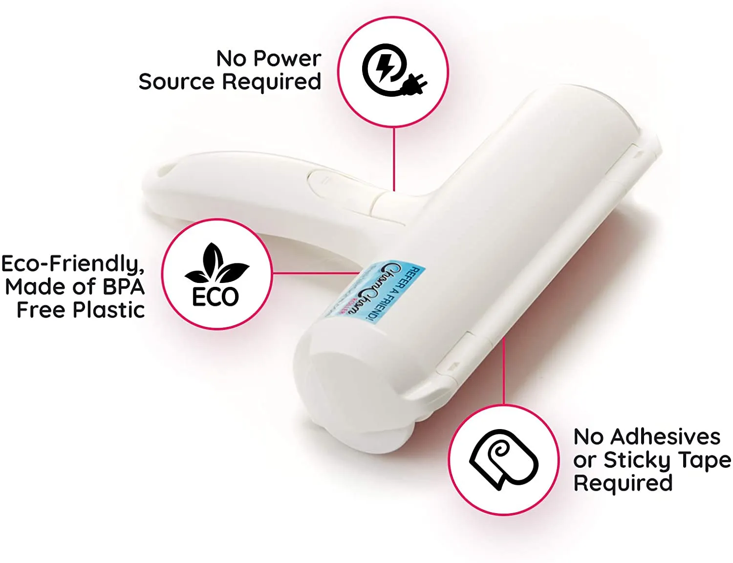 Pet Hair Remover - Reusable Cat and Dog Hair Remover for Furniture, Couch, Carpet, Car Seats Lint Roller & Animal Fur Removal Tool
