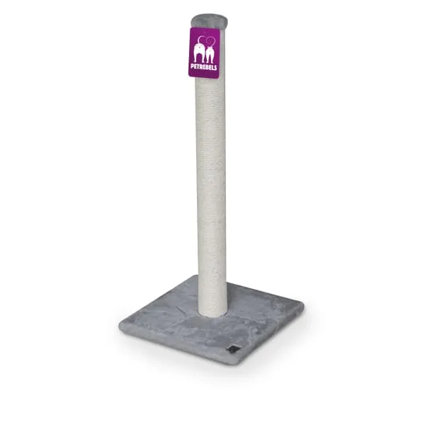 Pet Rebels Maine 90 Cat Scratcher Post in Grey