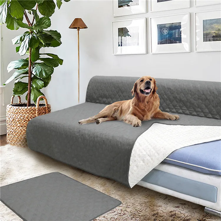 Pet Sofa Cushion Peach Skin Warm Pet Bed Dirty Cushion All Inclusive Sofa Mattress