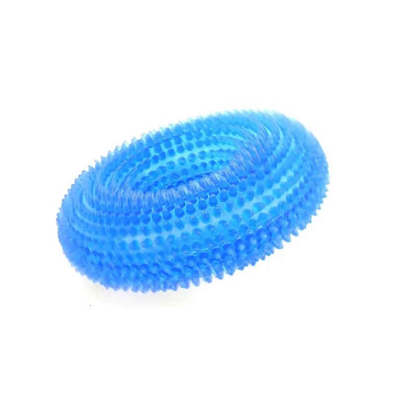 Pet Toys Bite Resistant Sound Toy Ball Chew Teeth Clean Large Dog Golden Retriever Barbed TPR Train Teeth Cleaning Jouet Chien