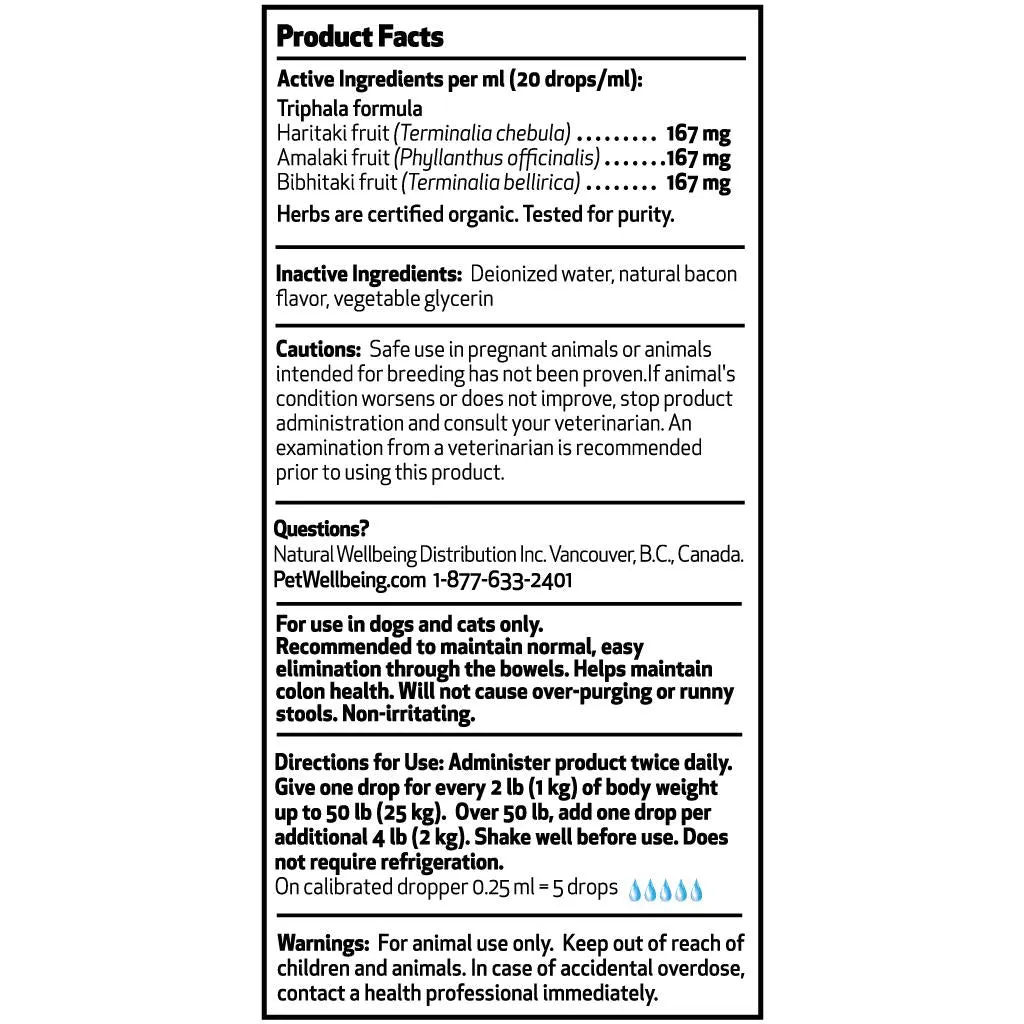 Pet Wellbeing Smooth BM Gold - Dog Constipation Support