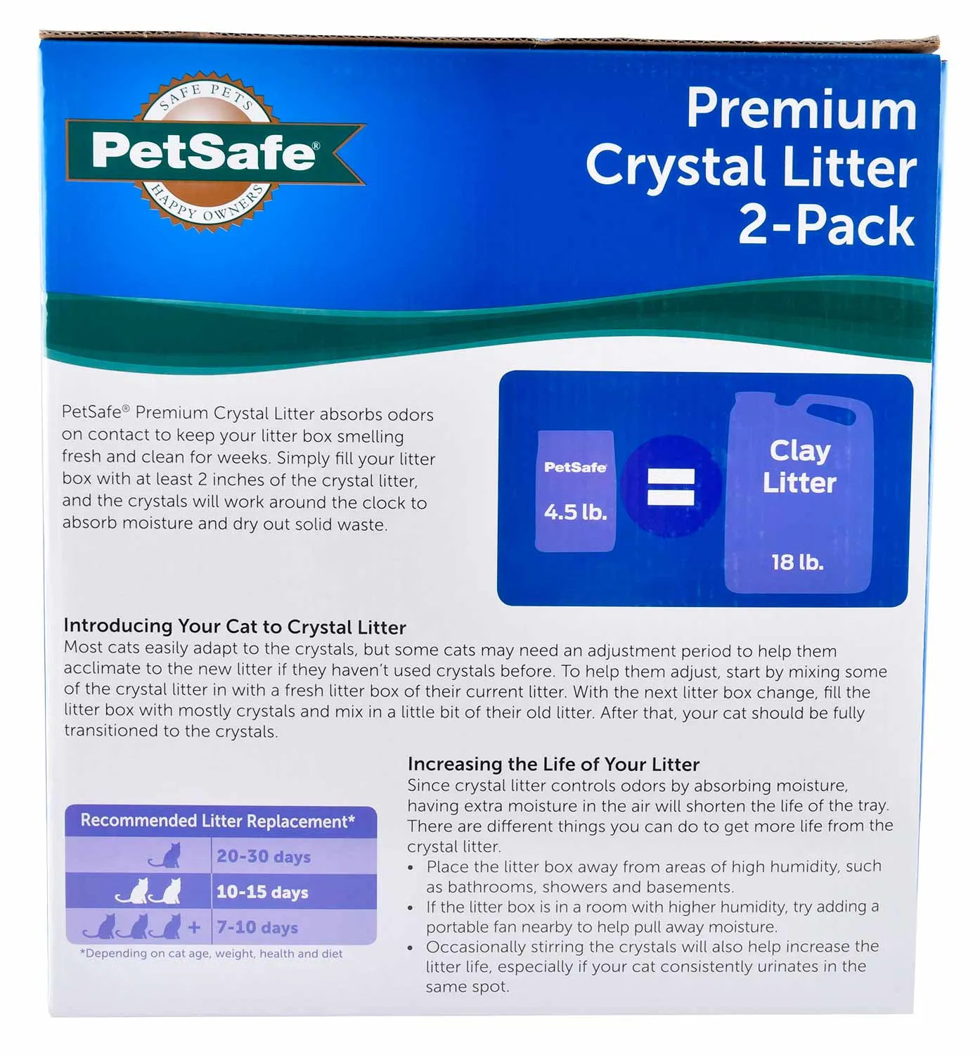 PetSafe Deluxe Crystal Litter Box System (& Accessories)
