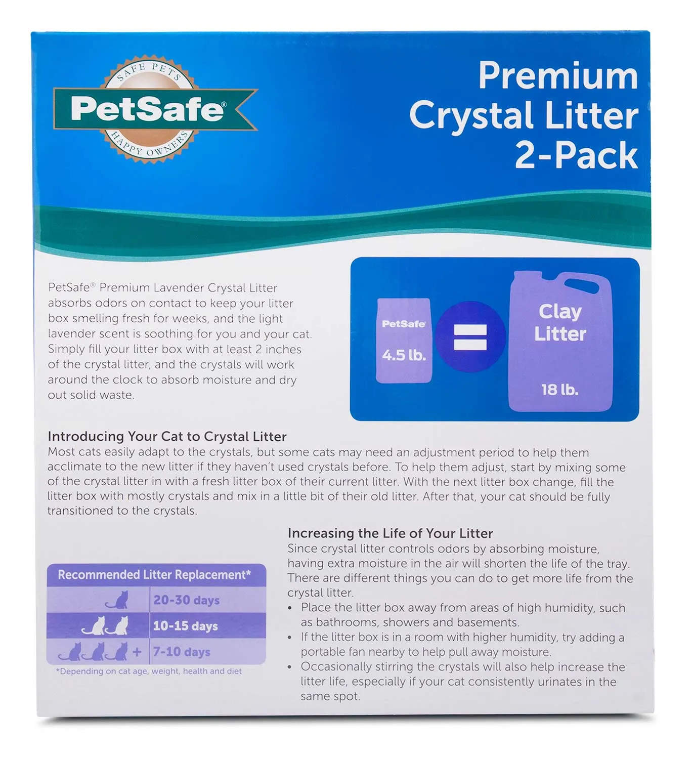 PetSafe Deluxe Crystal Litter Box System (& Accessories)
