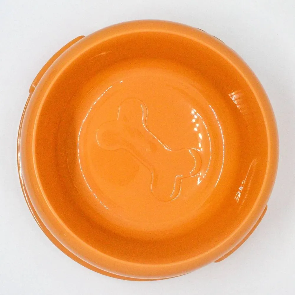 Plastic Pet Food Bowl 21 cms