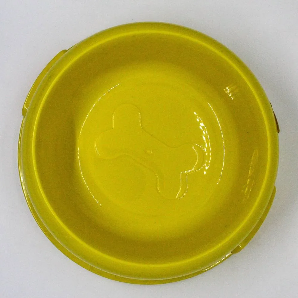 Plastic Pet Food Bowl 21 cms