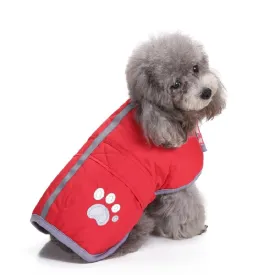Reflective autumn and winter pet dog clothes small dog warm reflective dog clothes _mkpt44