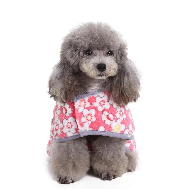 Reflective autumn and winter pet dog clothes small dog warm reflective dog clothes _mkpt44