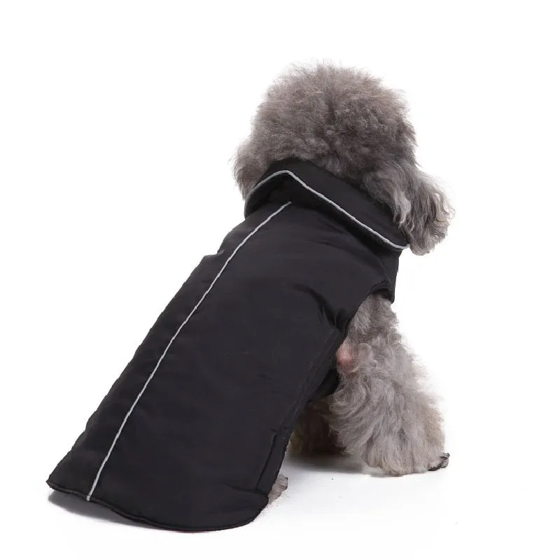 Reflective autumn and winter pet dog clothes small dog warm reflective dog clothes _mkpt44