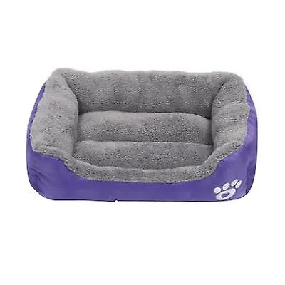 S 43*32cm leopard print Pet cat, dog bed, soft and comfortable pet nest AZ21805