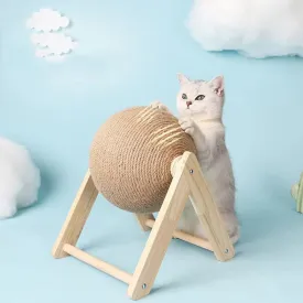 Sisal Rope Cat Scratching Ball – Paws Grinding Toy & Scratcher