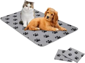 SPXTEX Dog Crate Pad Rug, Washable Non-Slip Puppy Pee Pad for Small Dogs, Waterproof Pet Training Rug, 2 Pieces, 26"x40"