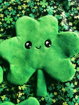 St. Patrick’s Day Shamrock Fun Crinkle Stuffingless Plush Puppy Dog Toy!