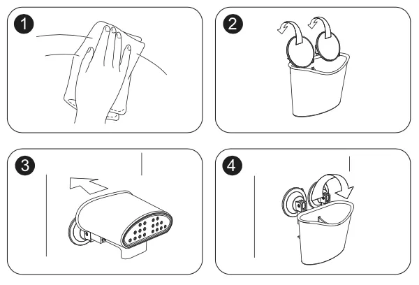 Suction-Cup Cutlery Holder