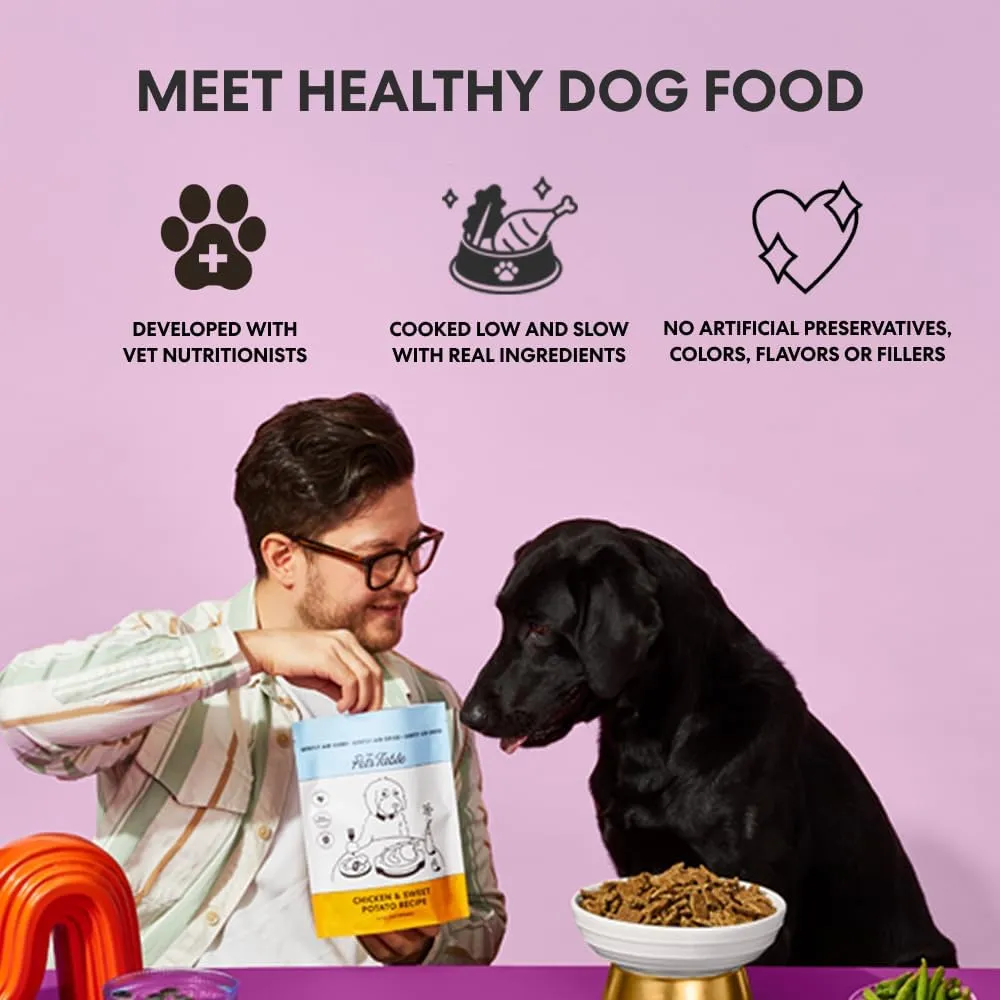 The Pets Table Grain Free Air Dried Dog Food 2 Pack - Beef & Berries   Salmon & Whitefish, 48 Ounce (Pack of 2)