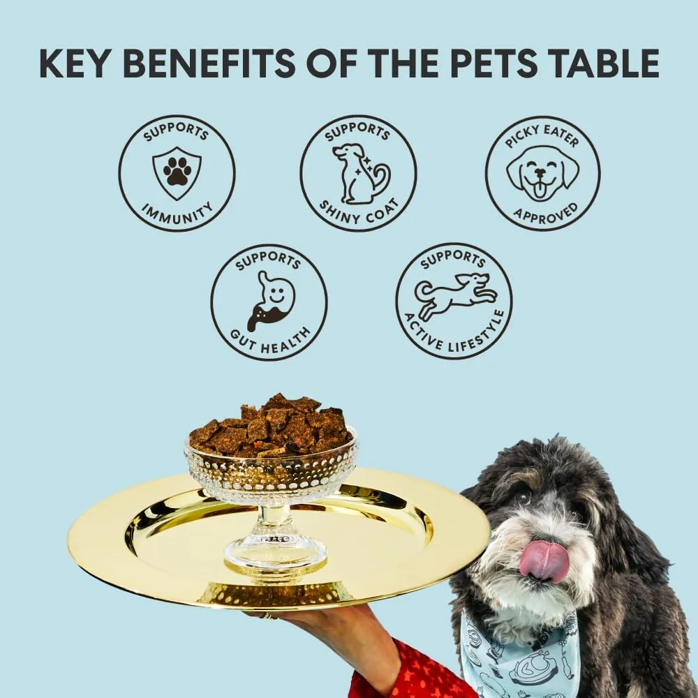 The Pets Table Grain Free Air Dried Dog Food 2 Pack - Beef & Berries   Salmon & Whitefish, 48 Ounce (Pack of 2)