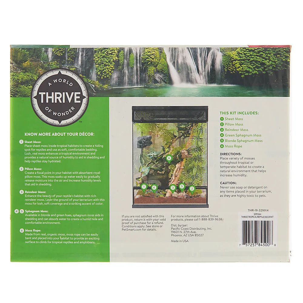 Thrive Tropical Reptile Decorating Kit