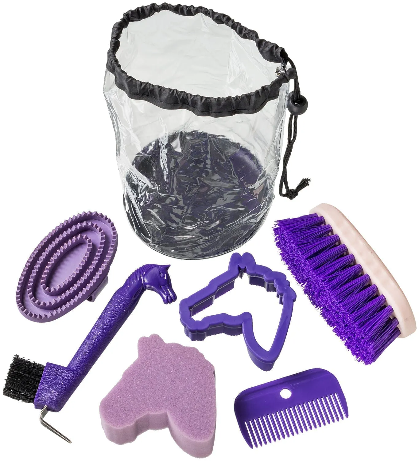Tough 1 Jr. Horse Grooming Kit, 6 Piece