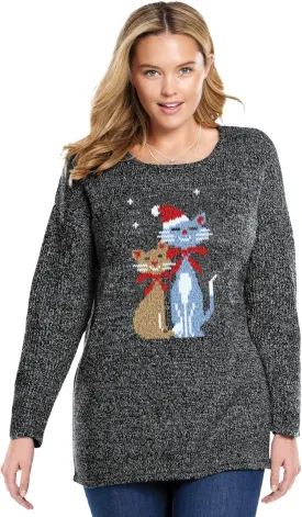 Woman Within Plus Size Motif Sweater