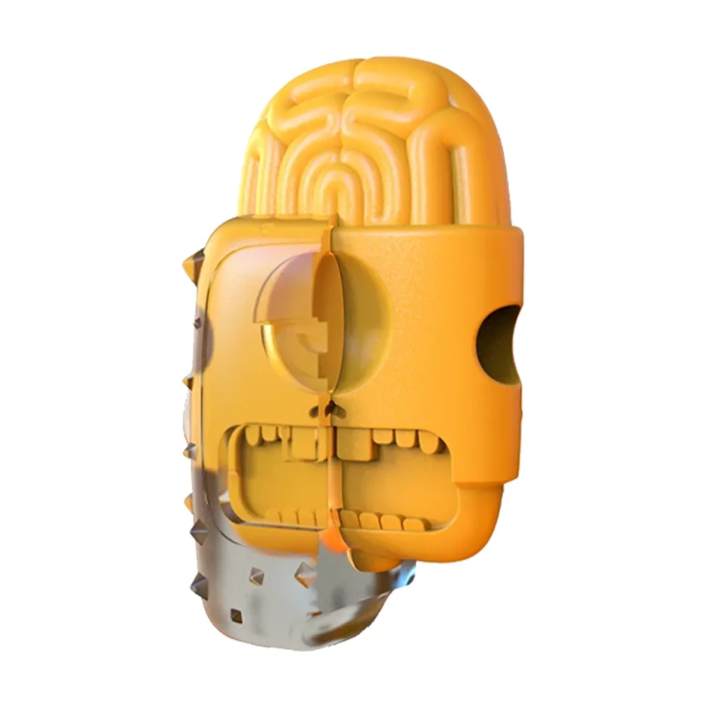 Zee.Dog Brain Fried Dog Toy
