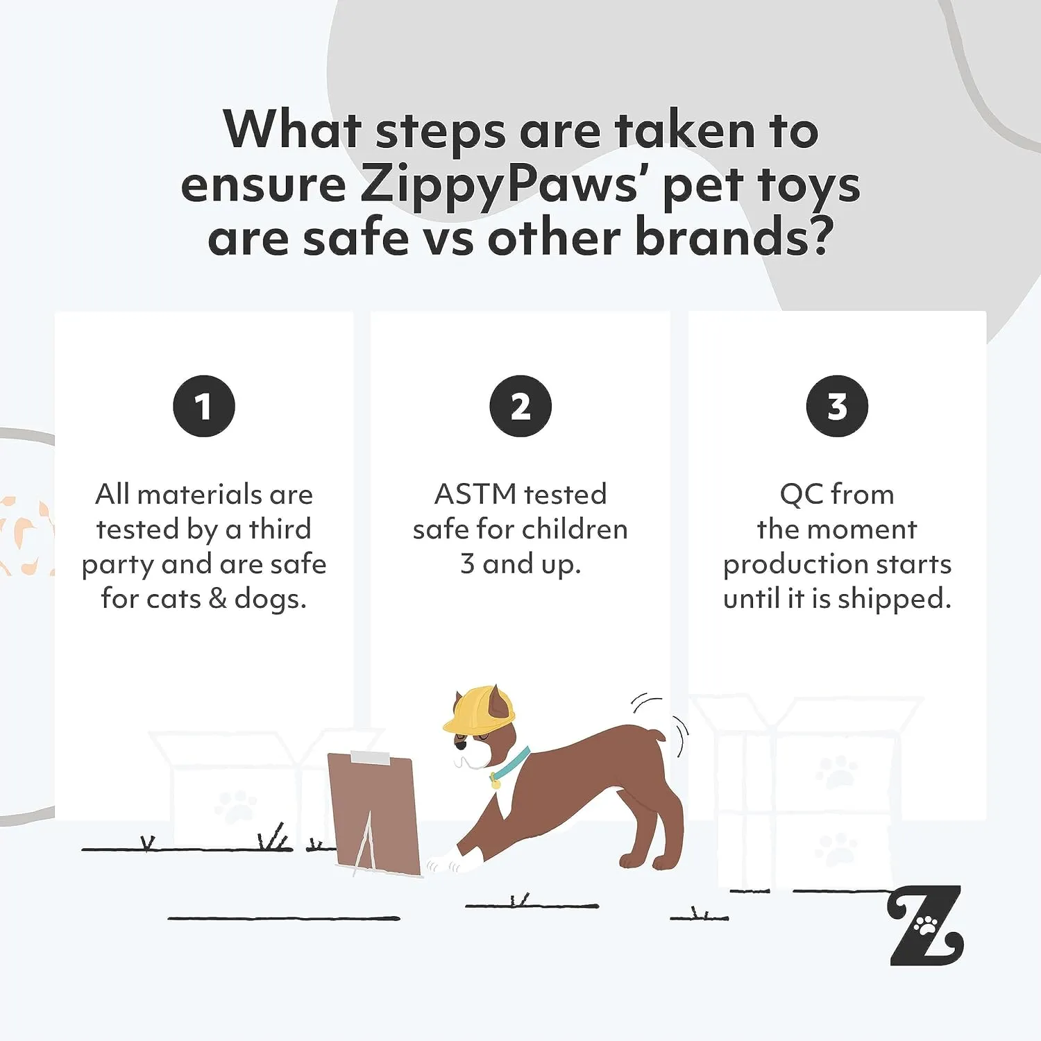 ZippyPaws Climbers Rope Heavy Duty Dog Leash - Thick Leashes for Large Breed Dogs, Durable 2/3'' Climbing Rope, 6 Feet Long, Comfortable Woven Design, Tested Strength Over 3000 lbs - Blue