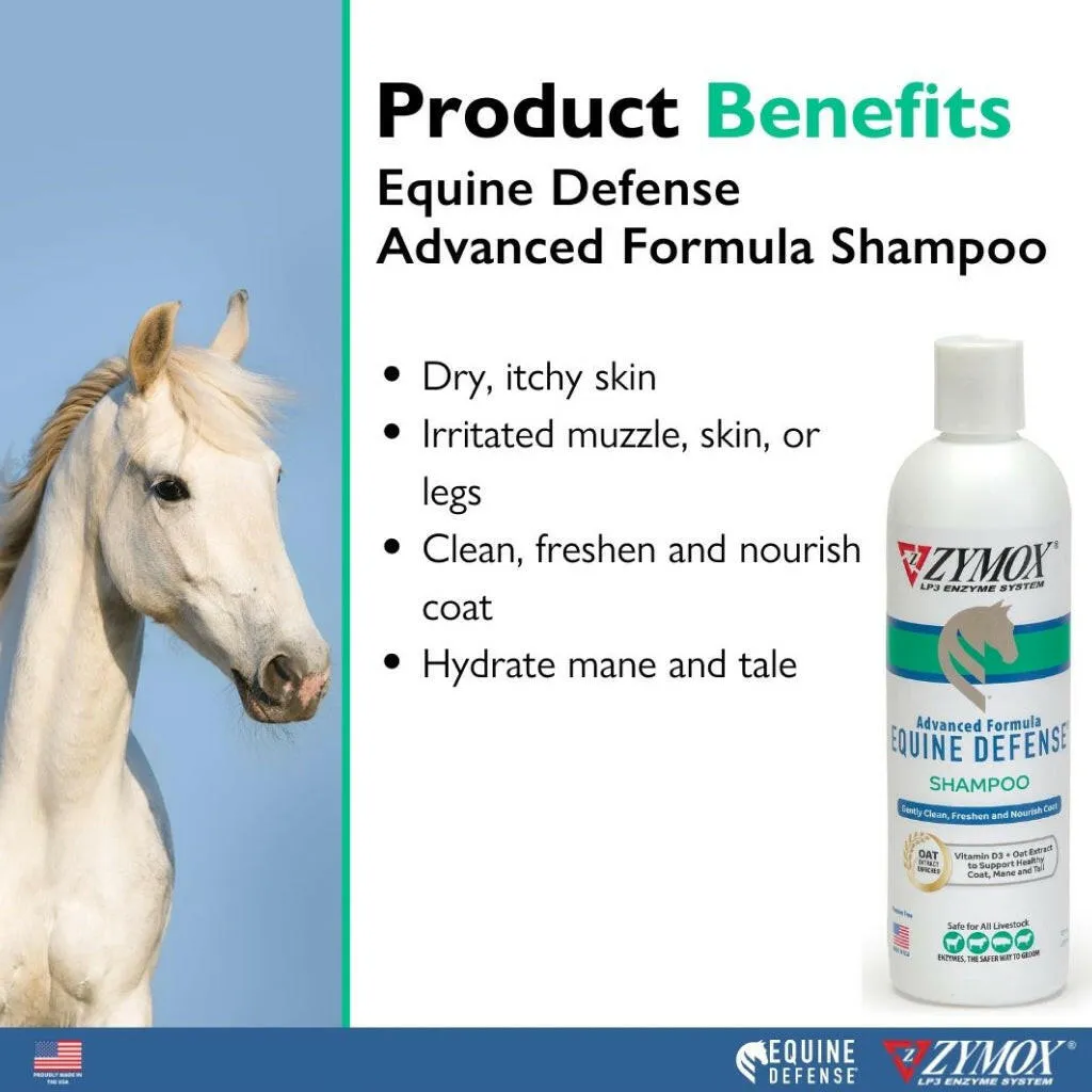 Zymox Equine Defense Advanced Formula Horse Shampoo